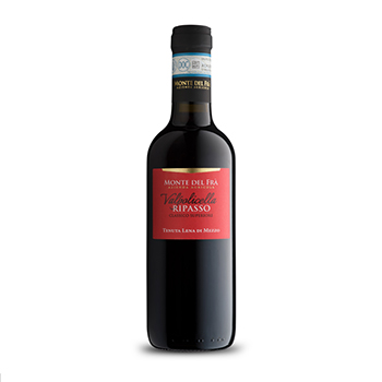 Изображение товара Вино итальянское красное DOC Valpolicella Ripasso Classico Superiore Monte del Fra, 0.375 L