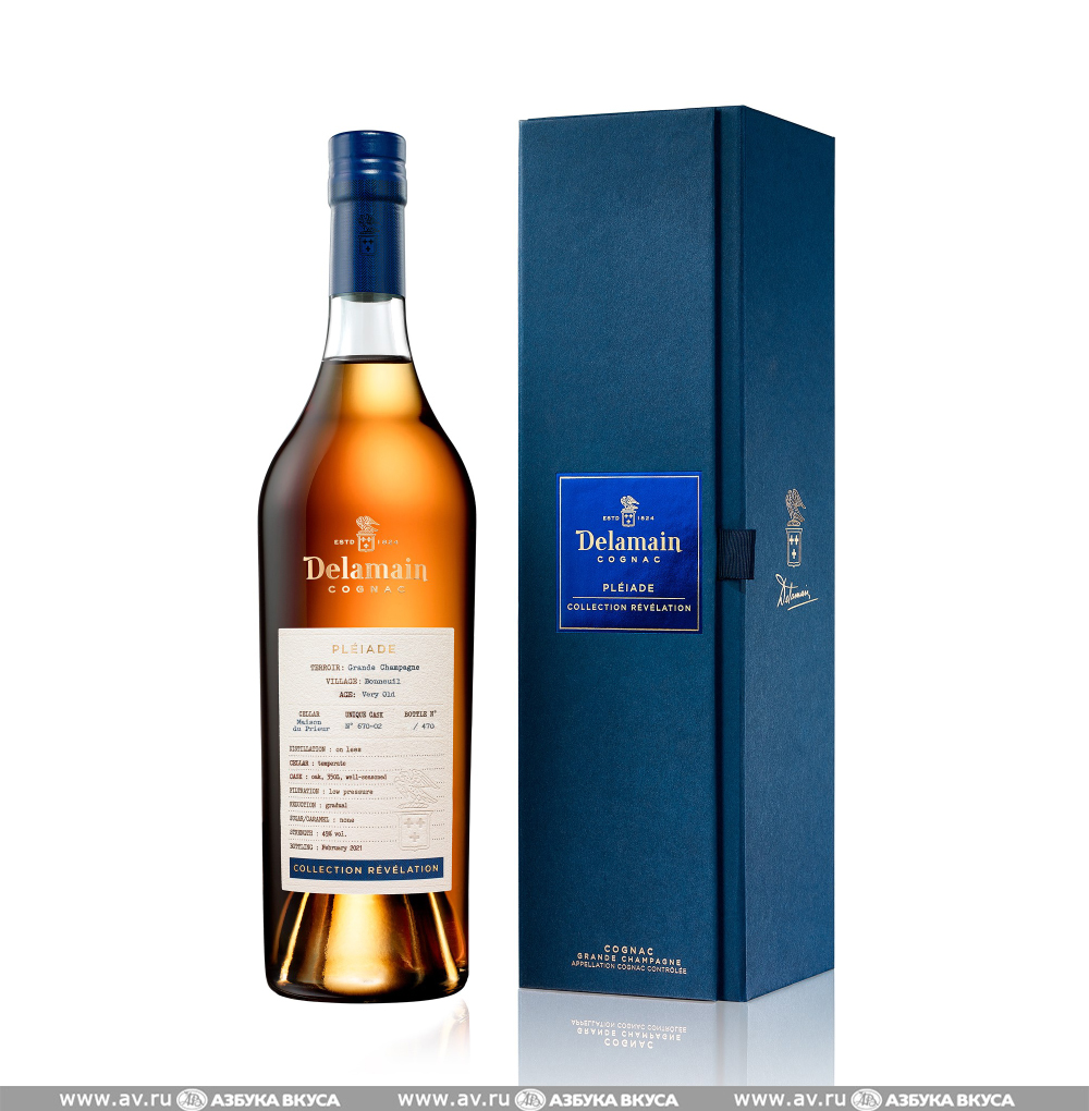 Изображение товара Коньяк Delamain Pleiade Collection Revelation AOC Grande Champagne Very Old Bonneuil 45%, 0.7 L, п/у Изображение товара Коньяк Delamain Pleiade Collection Revelation AOC Grande Champagne Very Old Bonneuil 45%, 0.7 L, п/у