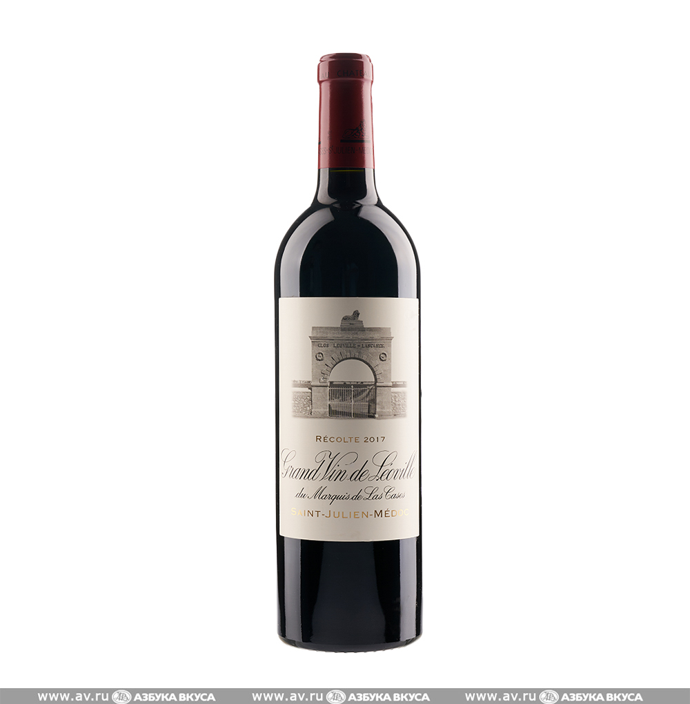 Изображение товара Вино французское красное AOC Saint-Julien Gr.Cru Classe Chateau Leoville Las Cases 2017, 0.75 L