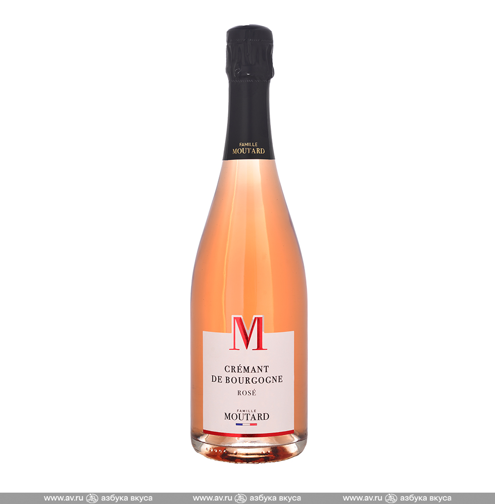 Изображение товара Французское розовое игристое вино Cremant de Bourgogne Rose Brut 0.75 Л Moutard Изображение товара Французское розовое игристое вино Cremant de Bourgogne Rose Brut 0.75 Л Moutard