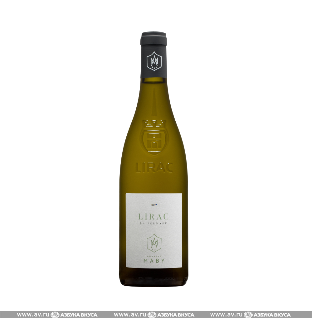 Изображение товара Французское белое вино AOC Lirac Domaine Maby 0.75 Л
