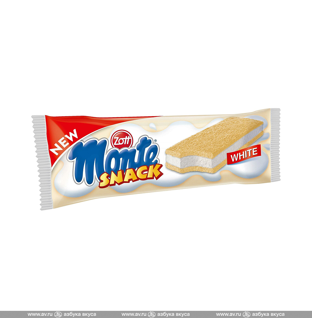 Изображение товара Пирожное бисквитное Monte Snack с кремовой начинкой, Zott, 29 г, Германия
