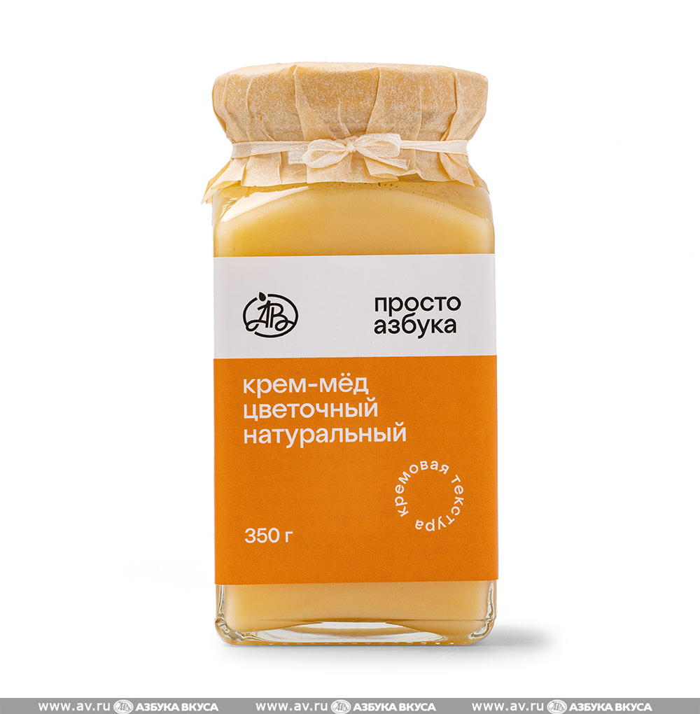Изображение товара Крем-мёд цветочный, «Просто Азбука», 350 г, Россия