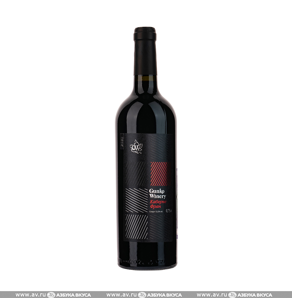 Изображение товара Российское красное вино Каберне Фран ЗГУ Кубань 0.75L от Gunko Winery Изображение товара Российское красное вино Каберне Фран ЗГУ Кубань 0.75L от Gunko Winery