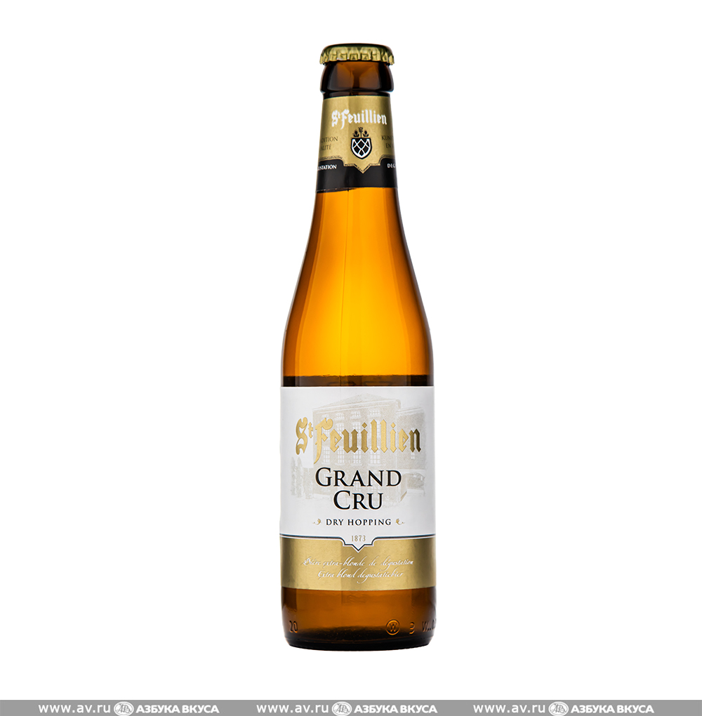 Изображение товара Пиво светлое St-Feuillien Grand Cru нефильтр. неосветл. 9,5%, 0.33 L, ст/б, Бельгия Изображение товара Пиво светлое St-Feuillien Grand Cru нефильтр. неосветл. 9,5%, 0.33 L, ст/б, Бельгия