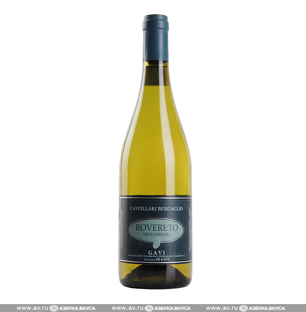 Изображение товара Вино итальянское белое DOCG Gavi di Gavi Rovereto Bergaglio, 0.75 L
