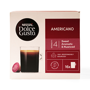Изображение товара Кофе в капсулах Nescafe Dolce Gusto Американо, 16х8.5 г, Великобритания