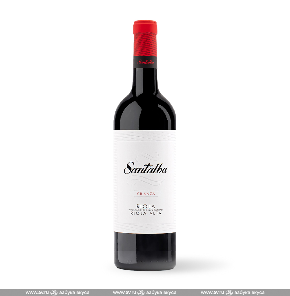 Изображение товара Вино испанское красное DOCa Rioja Crianza Bodegas Santalba, 0.375 L Изображение товара Вино испанское красное DOCa Rioja Crianza Bodegas Santalba, 0.375 L