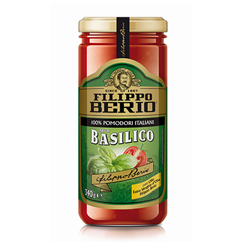Изображение товара Соус томатный с базиликом, Filippo Berio, 340 г, Италия