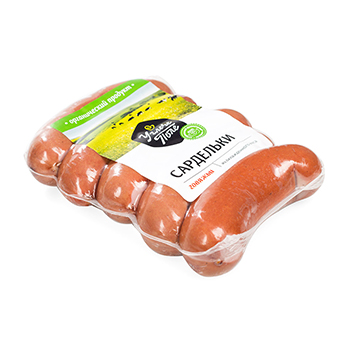 Изображение товара Сардельки говяжьи органические, «Углече Поле», 500 г, Россия