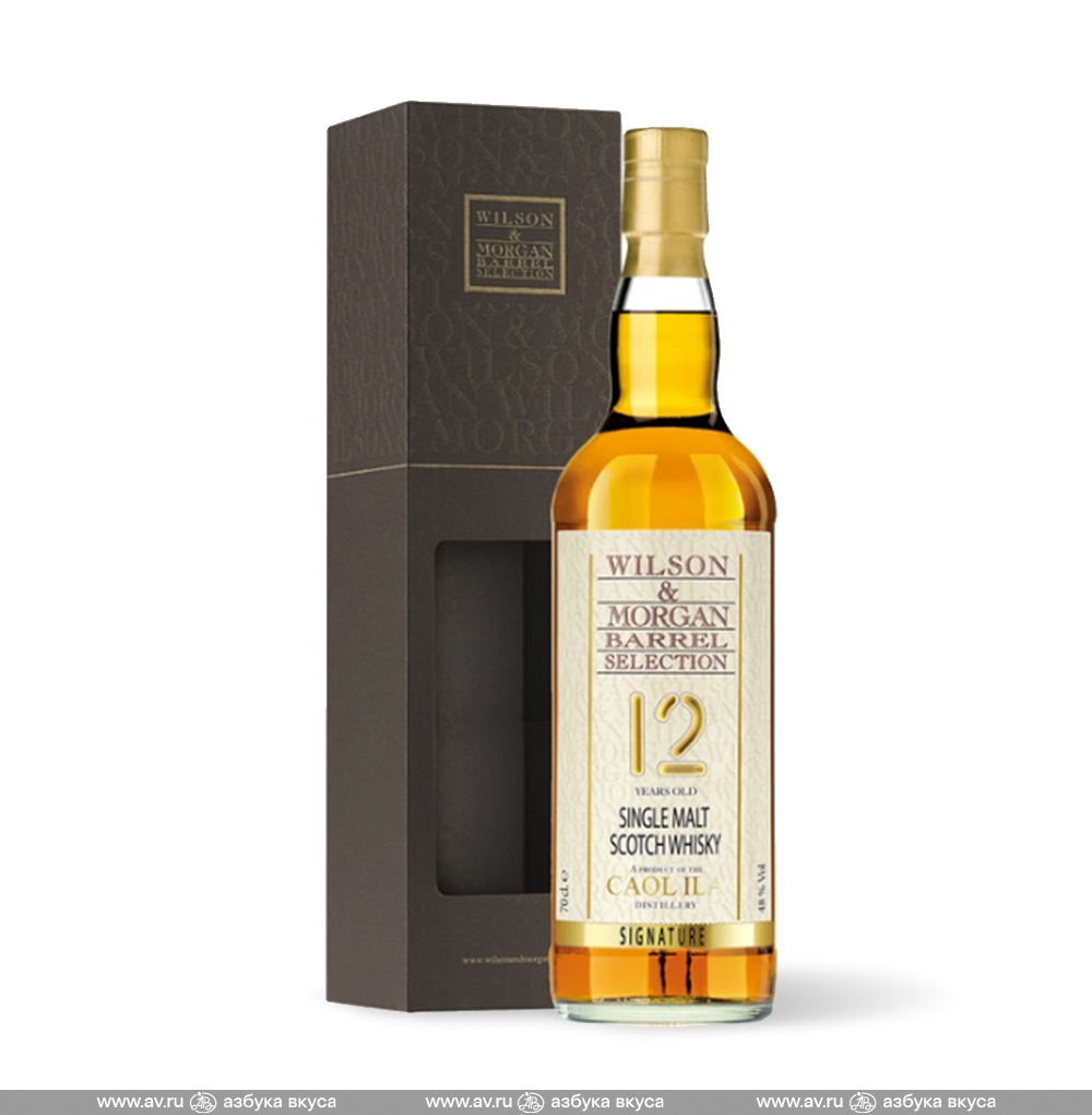 Изображение товара Виски шотландский Wilson & Morgan Barrel Selection Caol Ila Single Malt 12 YO 48%, 0.7 L, в п/у Изображение товара Виски шотландский Wilson & Morgan Barrel Selection Caol Ila Single Malt 12 YO 48%, 0.7 L, в п/у