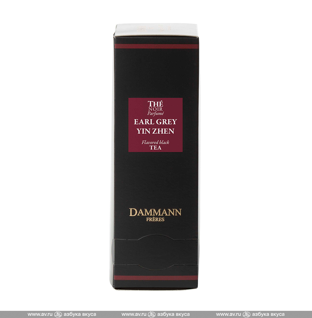 Изображение товара Чай чёрный Earl Grey, Dammann, 24х2 г, в муслиновых пакетах, Франция