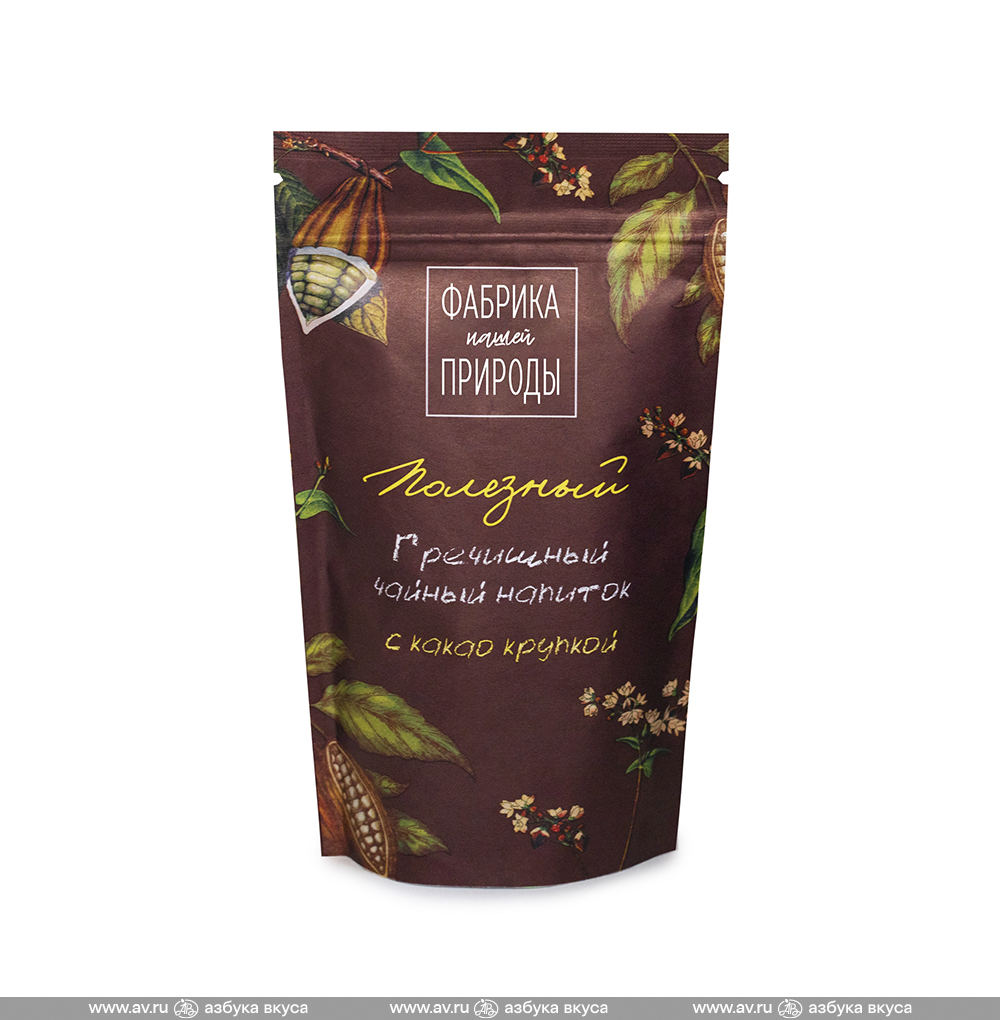 Изображение товара Напиток чайный гречишный с какао-крупкой, Nature's Own Factory, 100 г, Россия Изображение товара Напиток чайный гречишный с какао-крупкой, Nature's Own Factory, 100 г, Россия