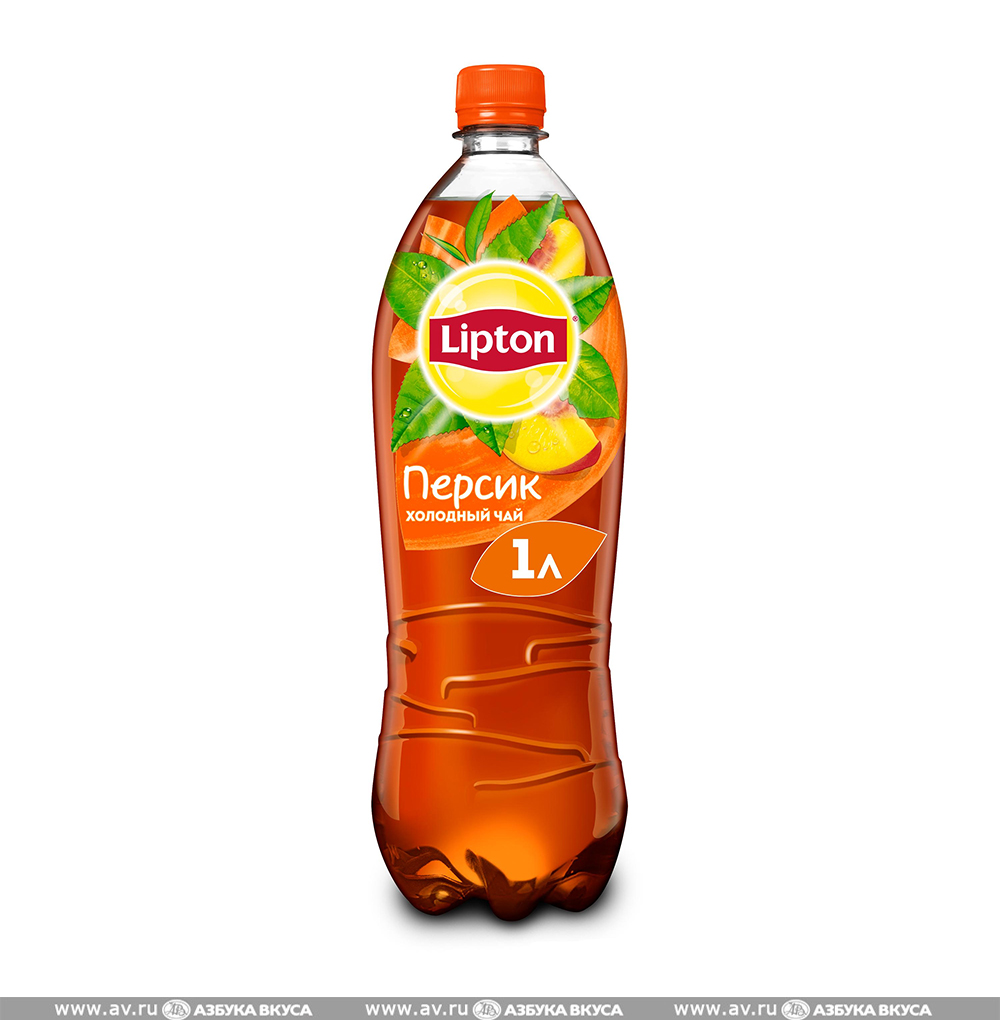 Изображение товара Холодный чай Lipton со вкусом персик 1 л, Россия Изображение товара Холодный чай Lipton со вкусом персик 1 л, Россия