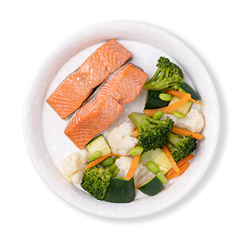 Изображение товара Нерка с овощами на пару, «Азбука Life», 240г, Россия