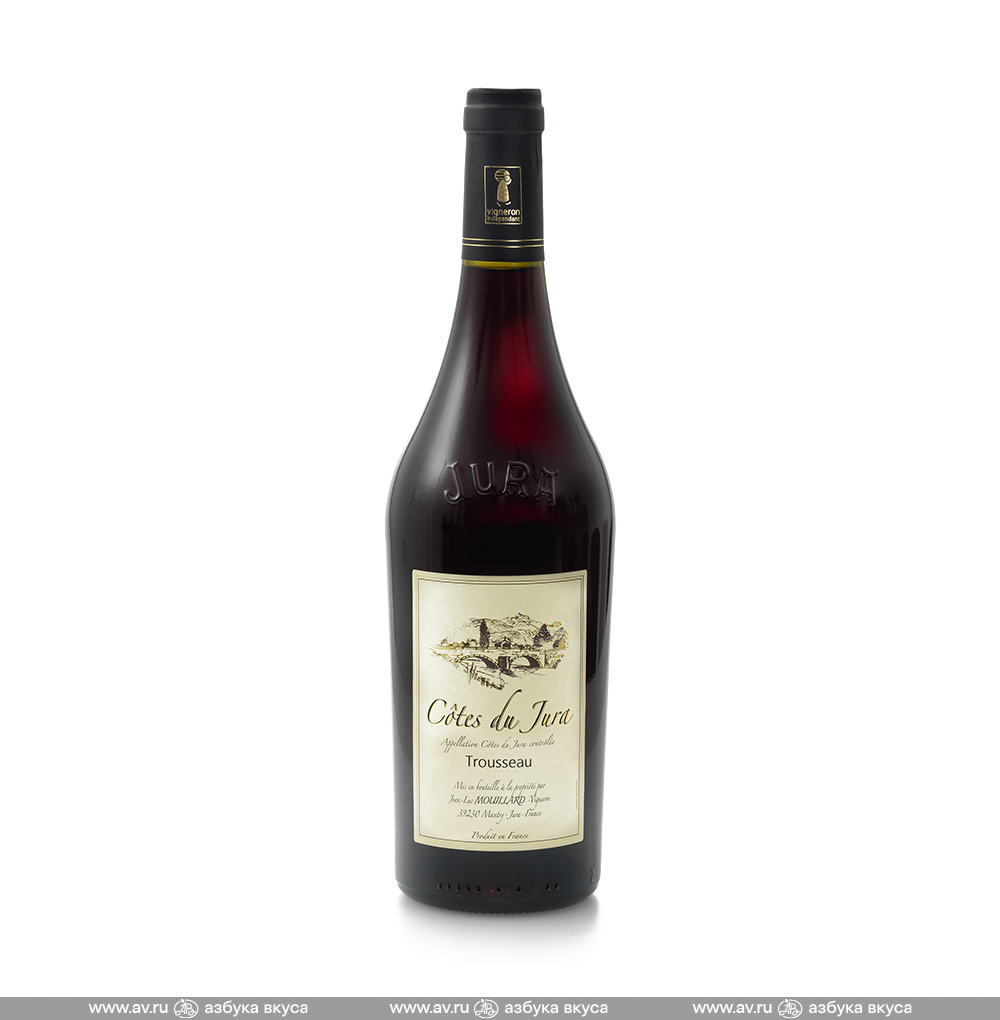 Изображение товара Вино французское красное AOC Cotes du Jura Trousseau Sur la Cour Domaine Jean-Luc Mouillard, 0.75 L