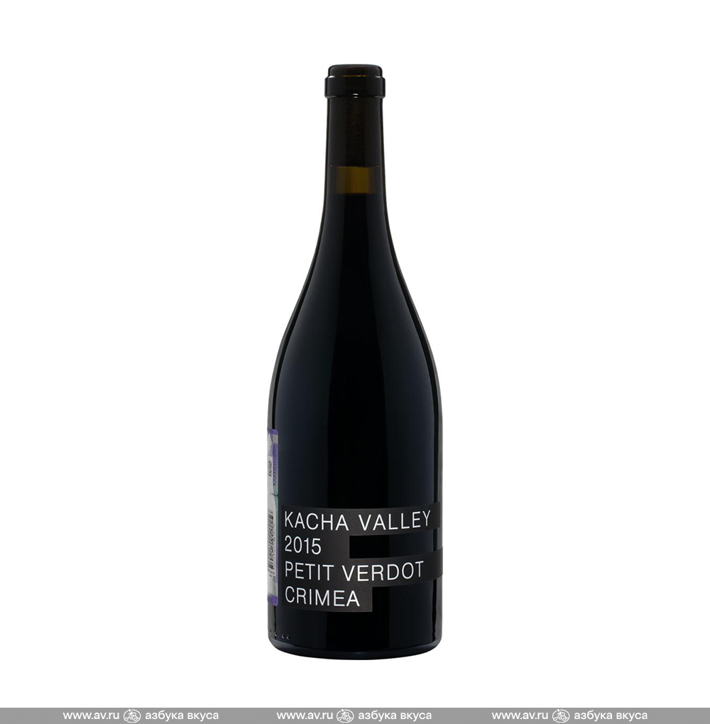 Изображение товара Вино российское красное Kacha Valley Petit Verdot ЗГУ Крым Сатера, 0.75 L