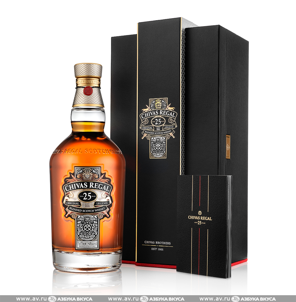 Изображение товара Виски шотландский Chivas Regal 25 YO, 0.7 L, п/у