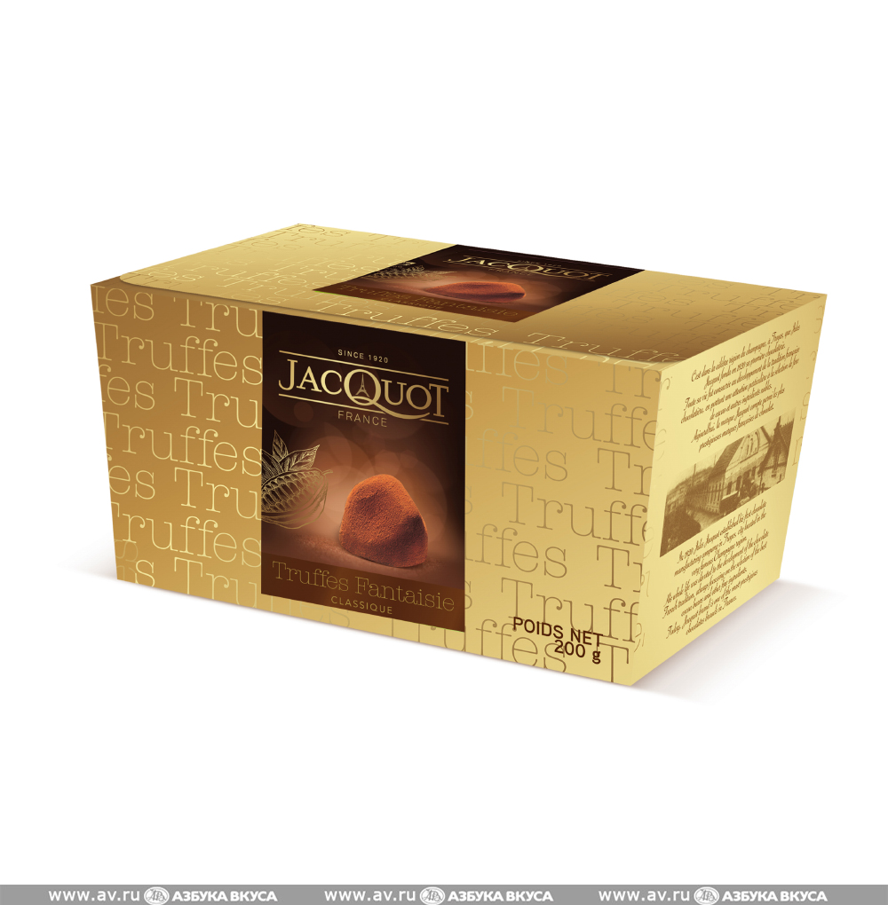 Изображение товара Трюфели «Фантазия» классические, Jacquot, 200 г, Франция