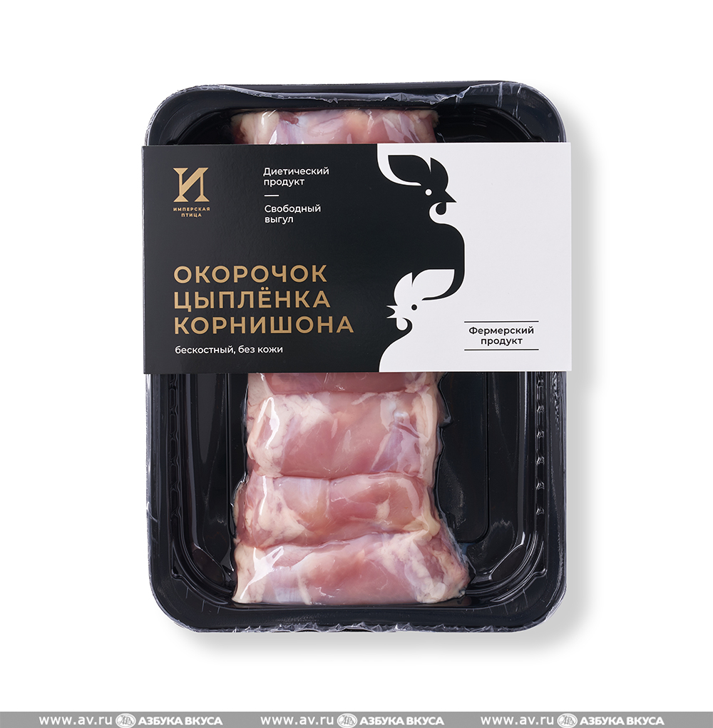 Изображение товара Окорочок цыпленка корнишона бескостный без кожи, Россия Изображение товара Окорочок цыпленка корнишона бескостный без кожи, Россия