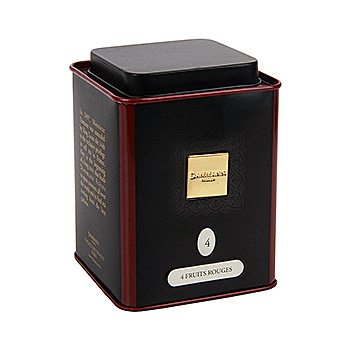 Изображение товара Чай чёрный «Четыре красных фрукта» листовой, Dammann, 100 г, Франция