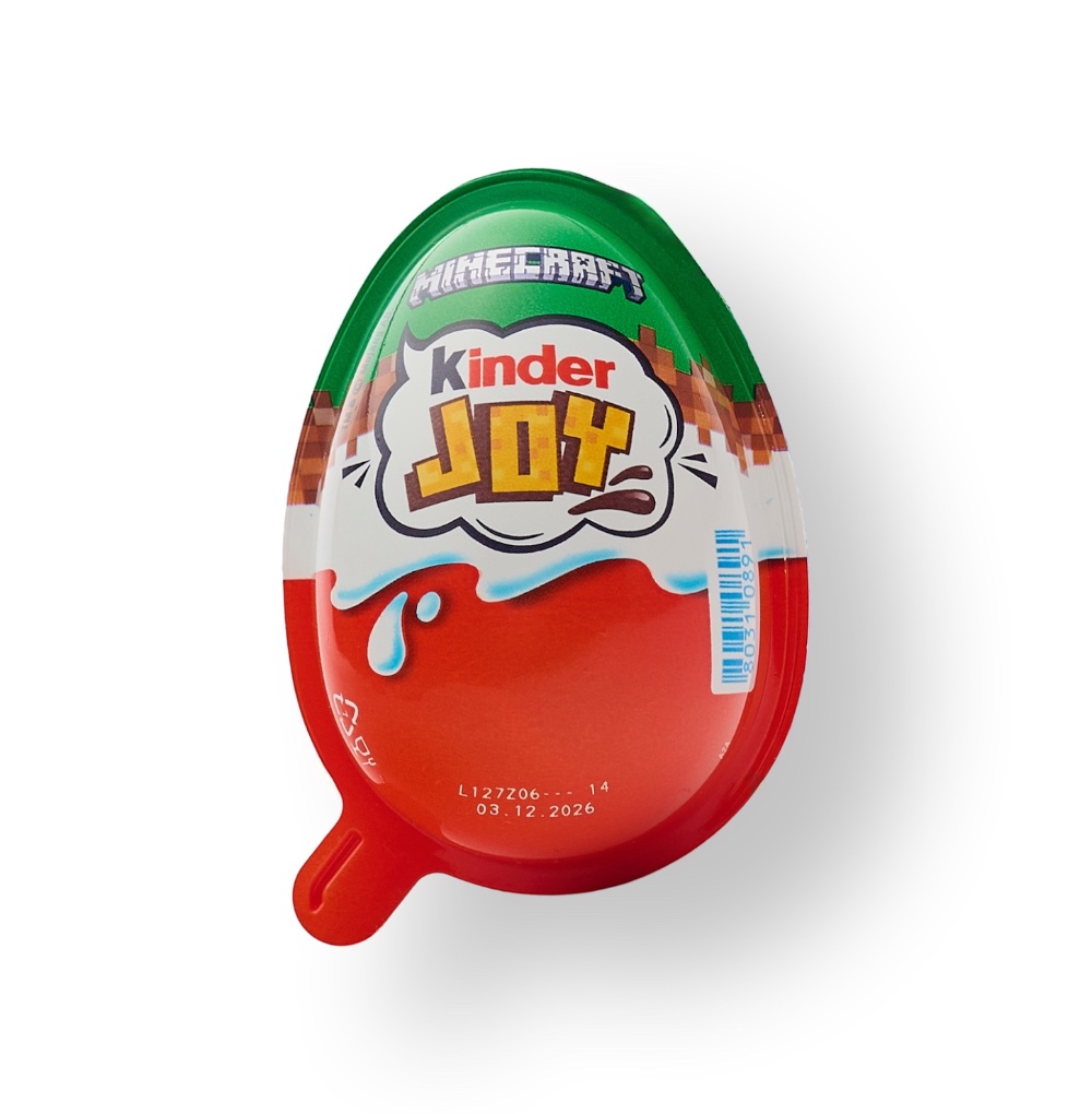 Изображение товара Шоколадное яйцо Joy, в ассортименте, Kinder, 20 г, Германия Изображение товара Шоколадное яйцо Joy, в ассортименте, Kinder, 20 г, Германия
