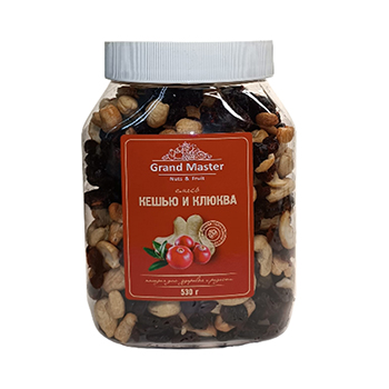 Изображение товара Смесь «Кешью-клюква», Grand Master, 530 г, Россия