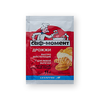 Дрожжи сухие быстродействующие, «Саф-Момент», 11 г, Россия