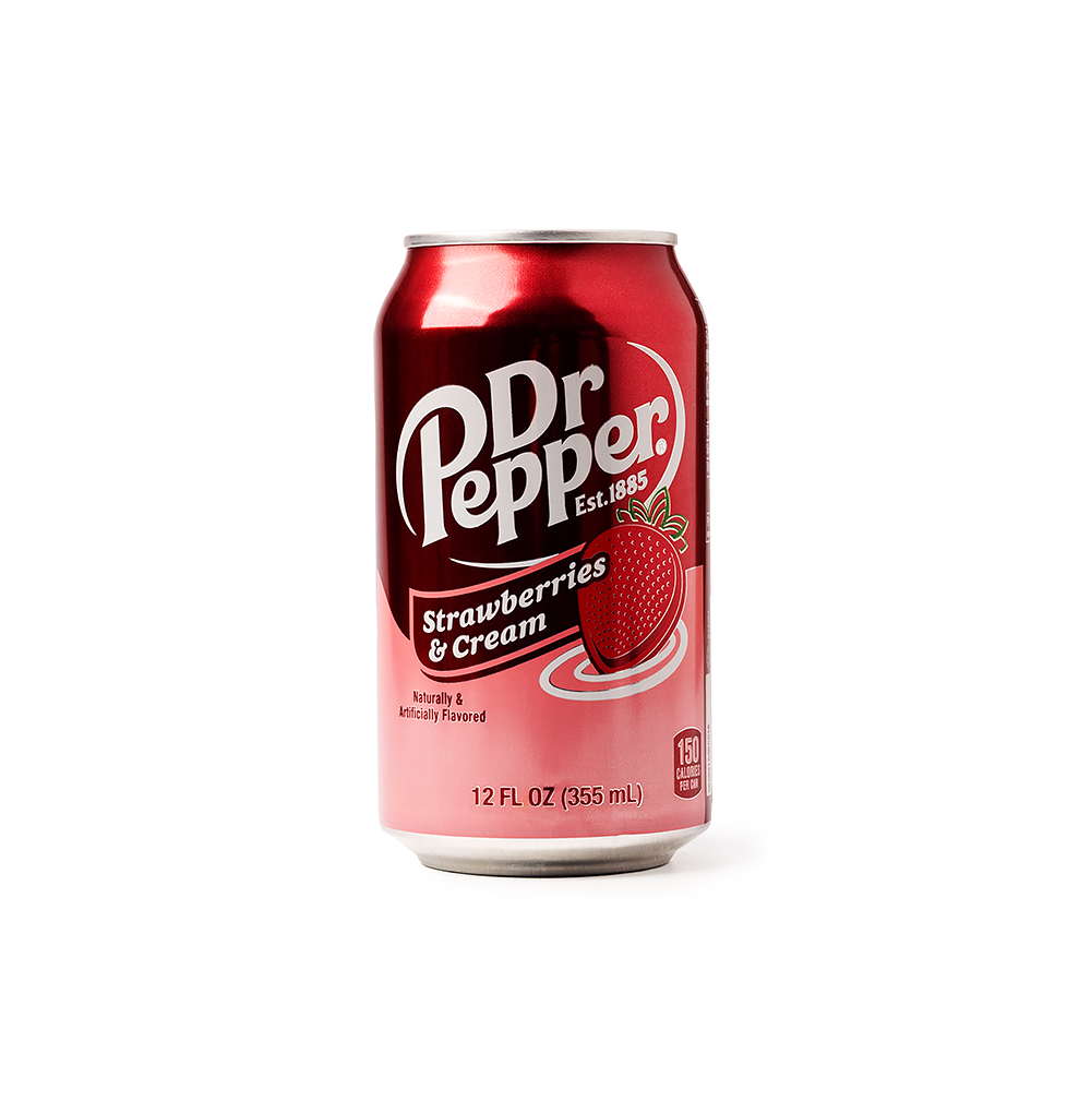 Изображение товара Напиток газированный «Клубника со сливками», Dr. Pepper, 0.355, США