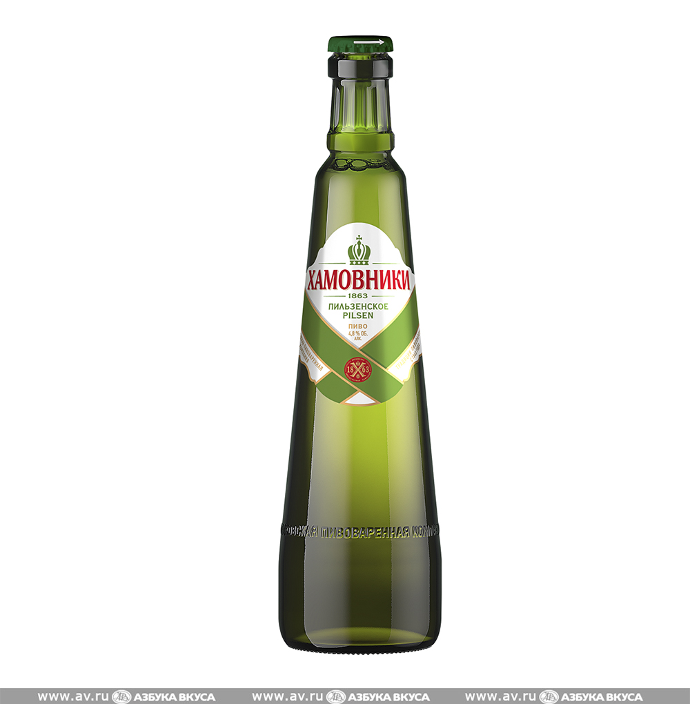 Изображение товара Пиво светлое Хамовники Пильзенское 4,8%, 0.45 L, ст/б, Россия Изображение товара Пиво светлое Хамовники Пильзенское 4,8%, 0.45 L, ст/б, Россия
