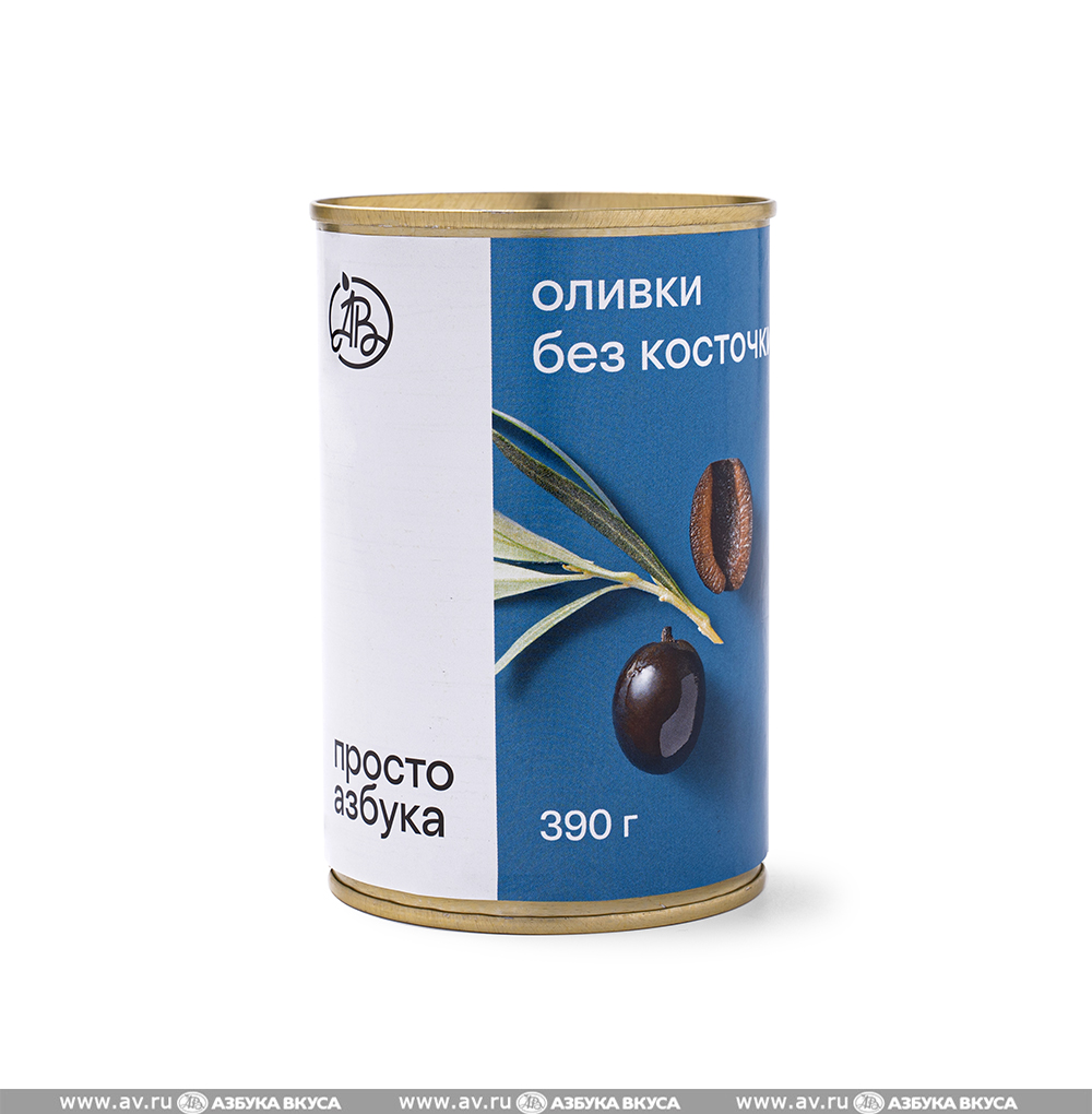 Изображение товара Оливки чёрные крупные без косточки, «Просто Азбука», 425 мл, Испания Изображение товара Оливки чёрные крупные без косточки, «Просто Азбука», 425 мл, Испания