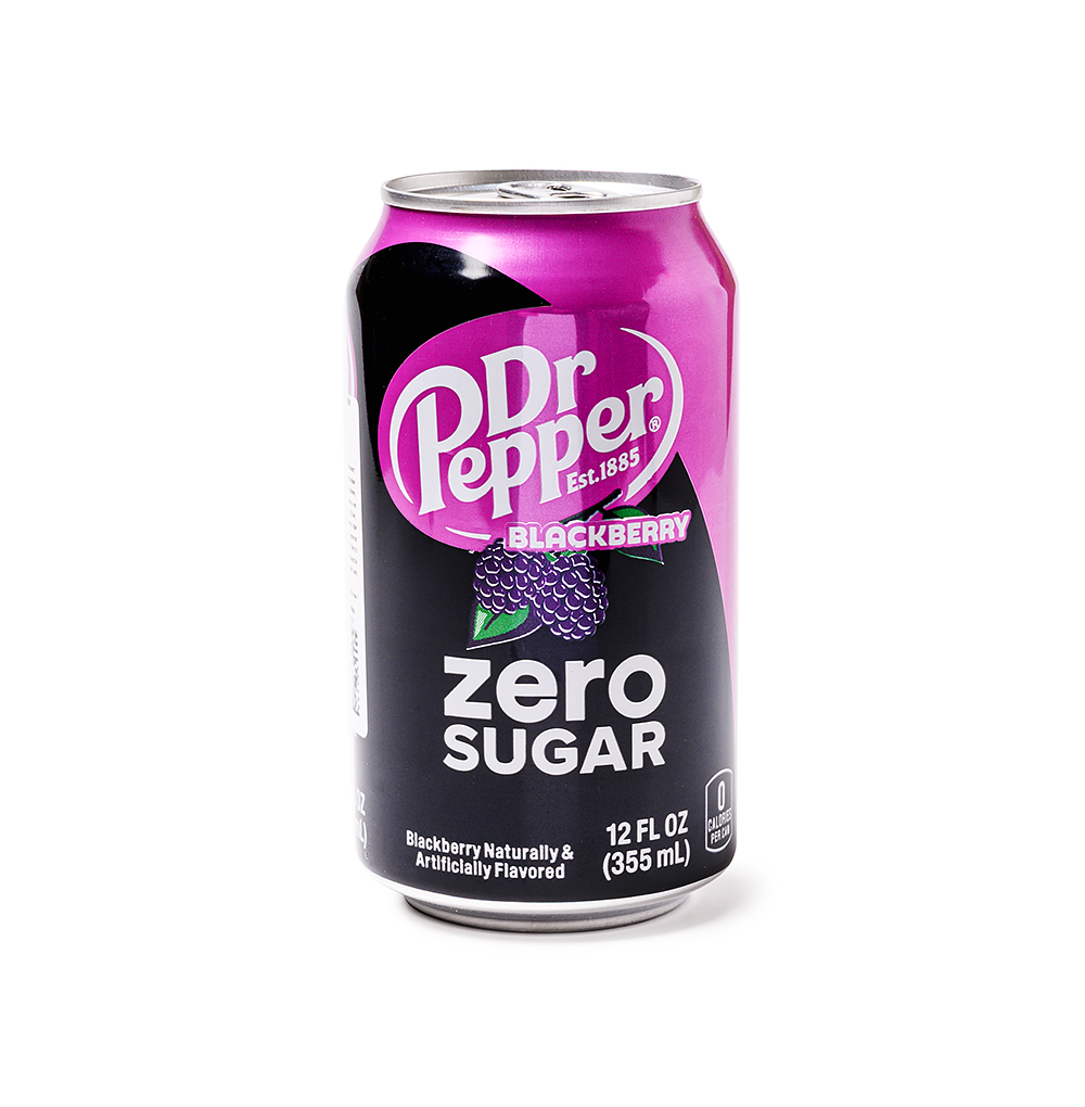 Изображение товара Напиток газированный Blackberry zero, Dr.Pepper, 0.355 л, США