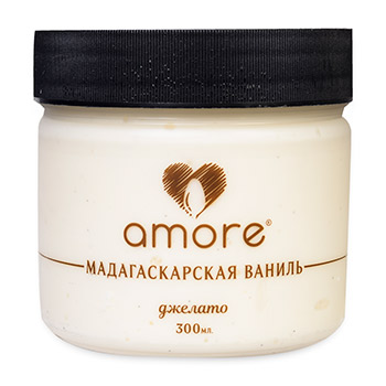 Изображение товара Мороженое молочное «Мадагаскарская ваниль», Amore, 300 мл, Россия, БЗМЖ