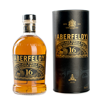 Изображение товара Виски шотландский Aberfeldy Highland Single Malt 16 y. o., 0.7 L в тубе