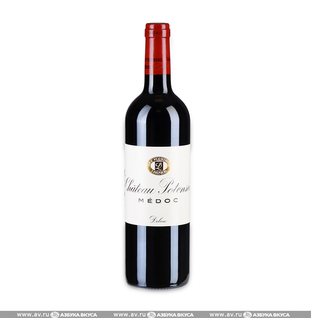 Изображение товара Вино французское красное AOC Medoc Chateau Potensac 2020, 0.75 L Изображение товара Вино французское красное AOC Medoc Chateau Potensac 2020, 0.75 L