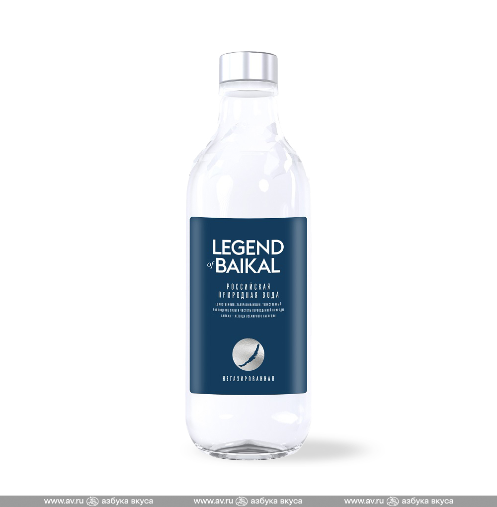 Изображение товара Вода негазированная, LEGEND of BAIKAL, 0.33 л, Россия
