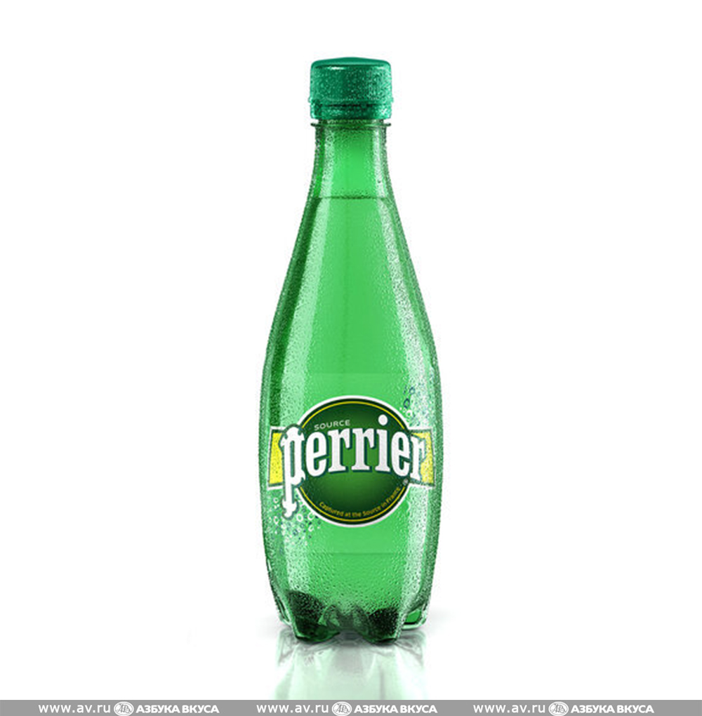 Изображение товара Вода минеральная газированная, Perrier, 0.5 л, пластиковая бутылка, Франция