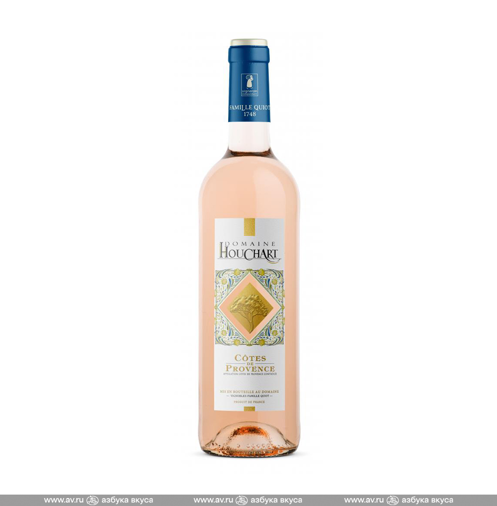 Изображение товара Вино французское розовое AOC Cotes de Provence Rose Domaine Houchart Famille Quiot, 0.75 L Изображение товара Вино французское розовое AOC Cotes de Provence Rose Domaine Houchart Famille Quiot, 0.75 L