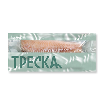 Треска филе без кожи, Borealis, 600 г, Россия
