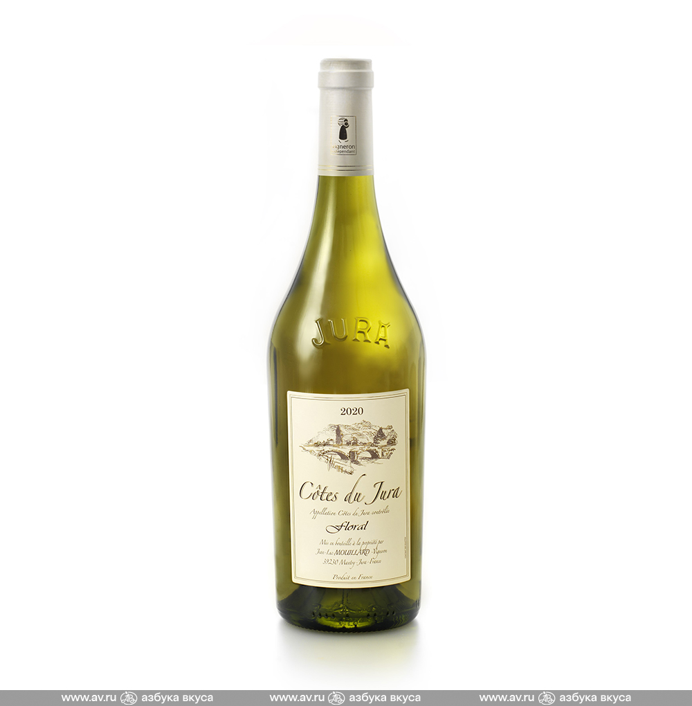Изображение товара Вино французское белое AOC Cotes du Jura Floral Domaine Jean-Luc Mouillard, 0.75 L Изображение товара Вино французское белое AOC Cotes du Jura Floral Domaine Jean-Luc Mouillard, 0.75 L
