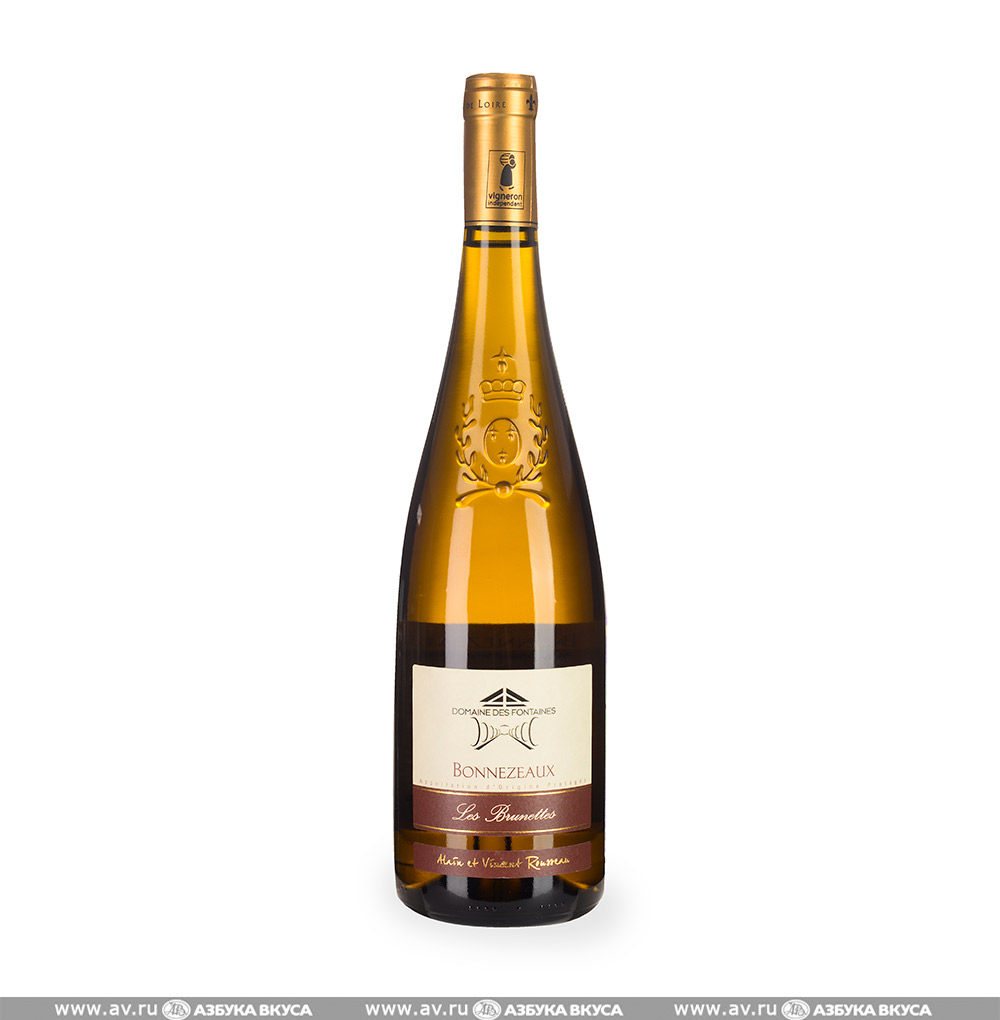Изображение товара Вино французское белое сладкое AOC Bonnezeaux Les Brunettes Domaine des Fontaines, 0.75 L Изображение товара Вино французское белое сладкое AOC Bonnezeaux Les Brunettes Domaine des Fontaines, 0.75 L