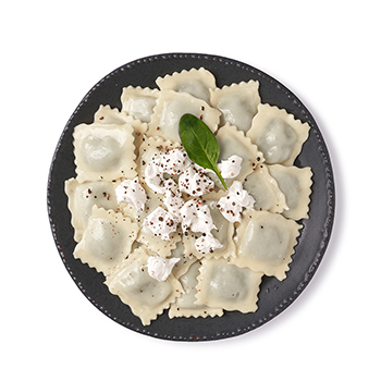 Изображение товара Равиоли с рикоттой и шпинатом, Taste of, «Почти готово», 250 г, Россия