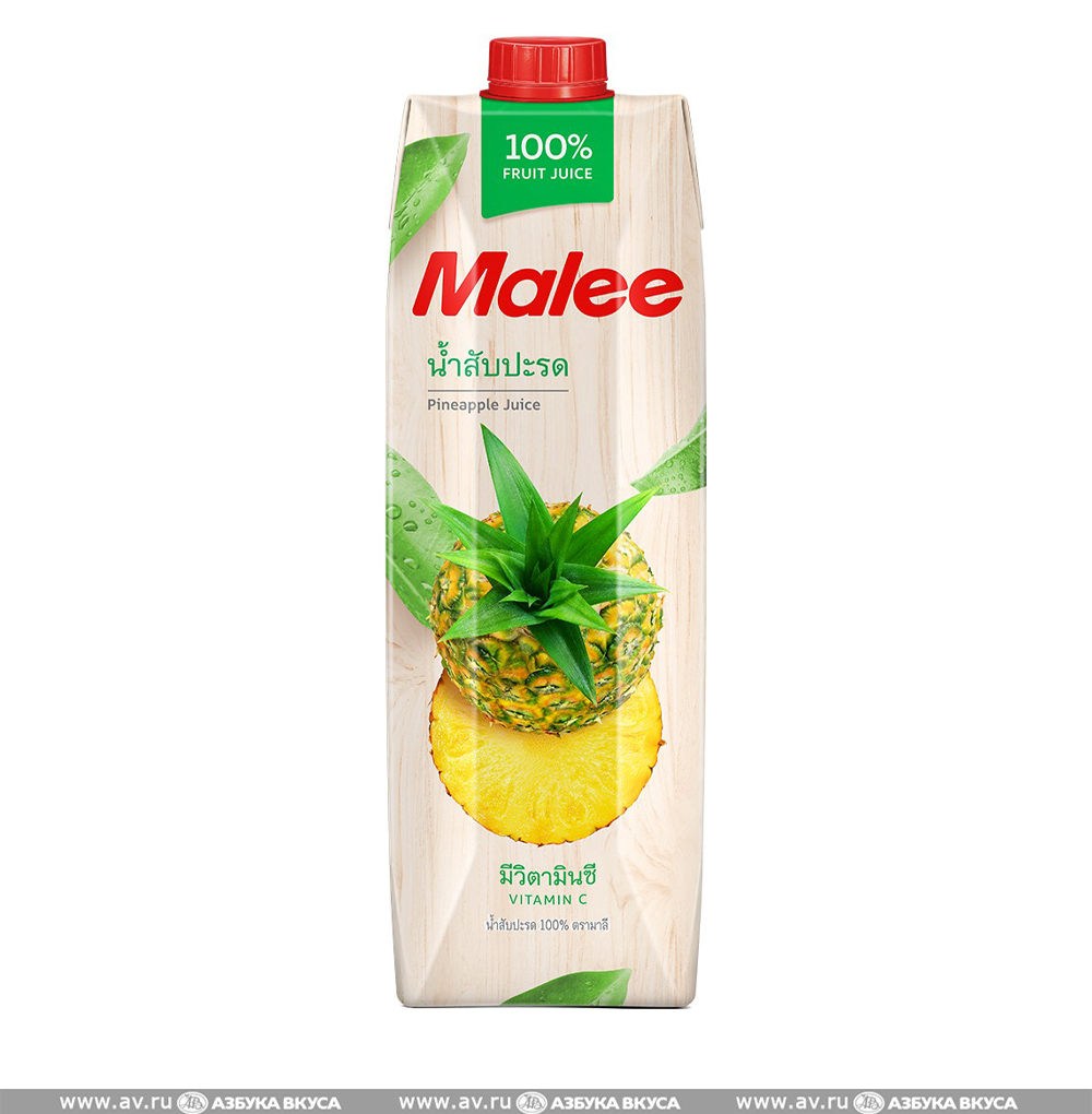 Изображение товара Сок ананасовый, Malee, 1 л, Таиланд Изображение товара Сок ананасовый, Malee, 1 л, Таиланд