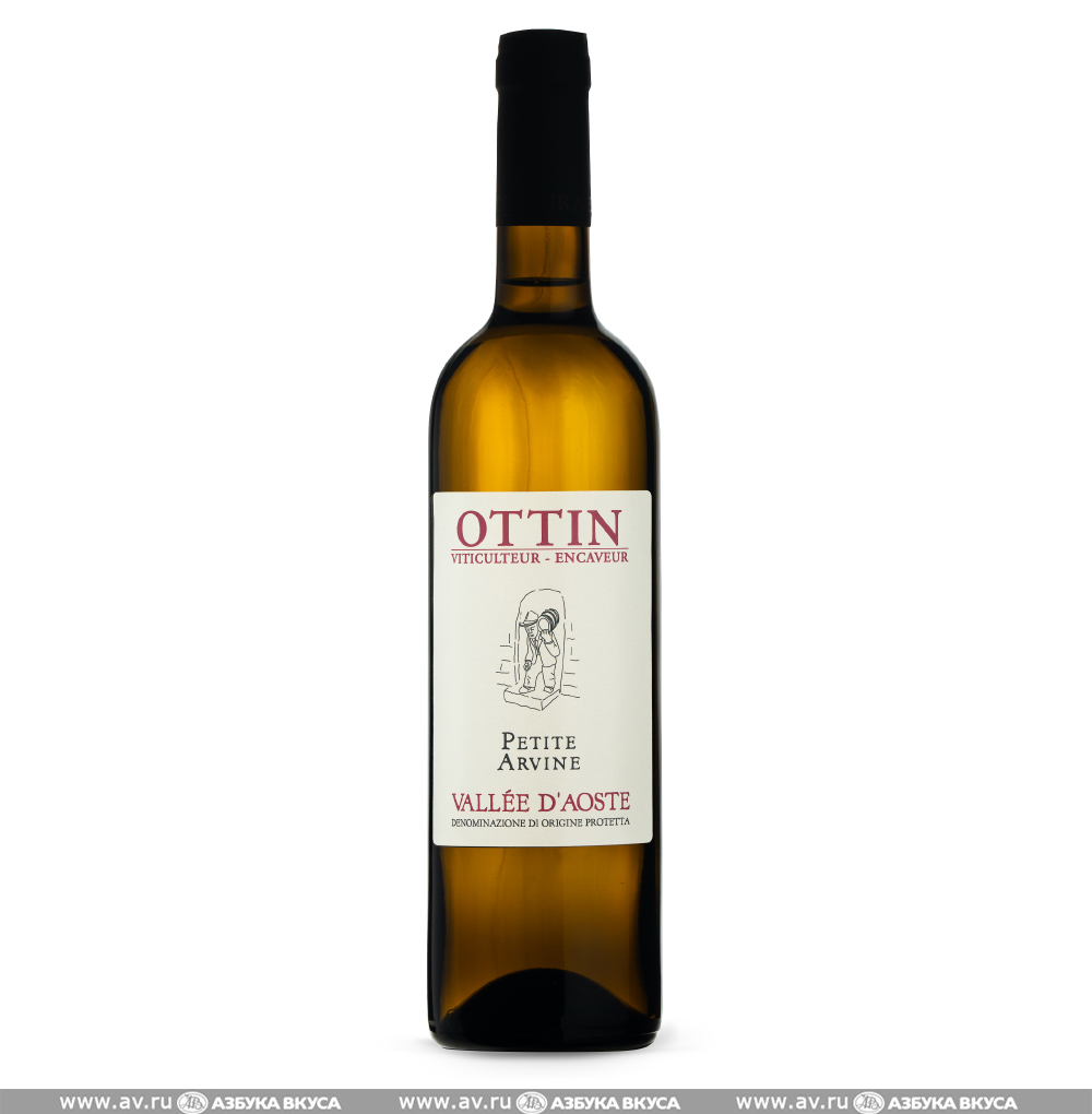 Изображение товара Вино итальянское белое DOC Valle d'Aosta Petite Arvine Ottin Elio, 0.75 L