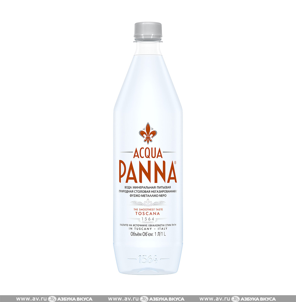 Изображение товара Вода минеральная негазированная, Acqua Panna, 1 л, Италия