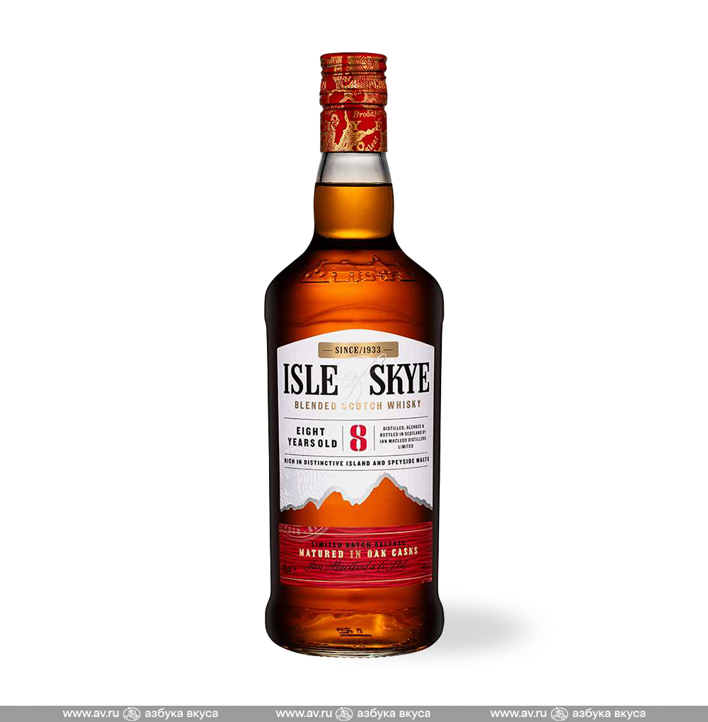 Изображение товара Виски шотландский Isle of Skye Blended 8 YO, 0.7 L