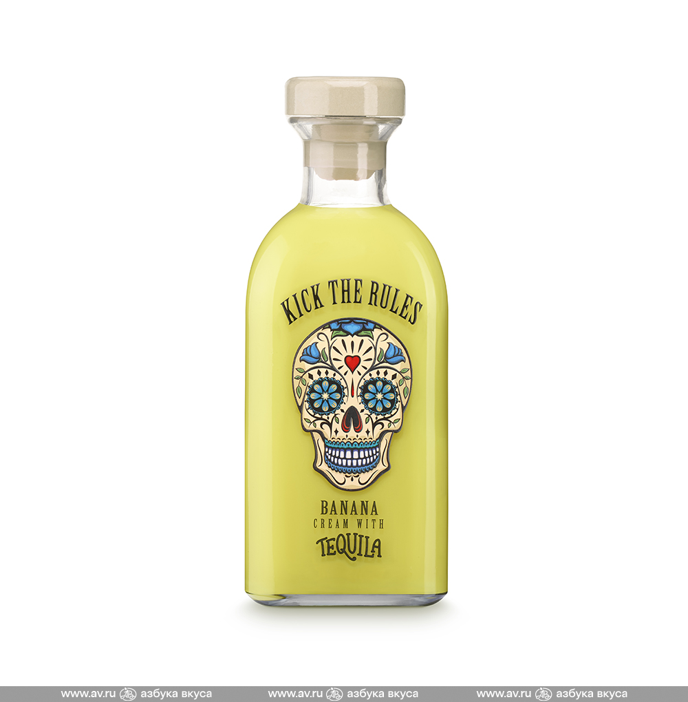 Изображение товара Ликёр Kick The Rules Banana Cream With Tequila, 0.7 L Изображение товара Ликёр Kick The Rules Banana Cream With Tequila, 0.7 L