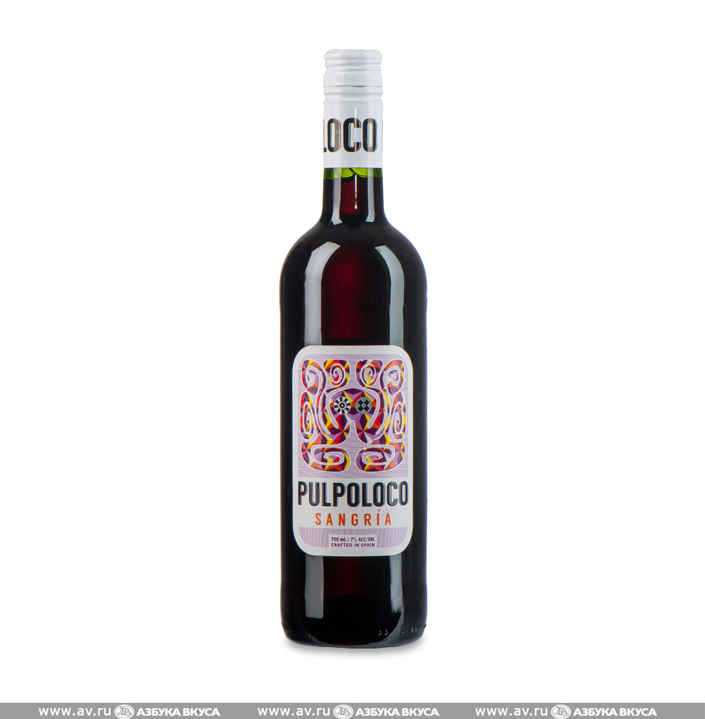 Изображение товара Винный напиток красный сл VdlT Pulpoloco Sangria Global Wine 0.75 L премиальная Сангрия на основе т Изображение товара Винный напиток красный сл VdlT Pulpoloco Sangria Global Wine 0.75 L премиальная Сангрия на основе т