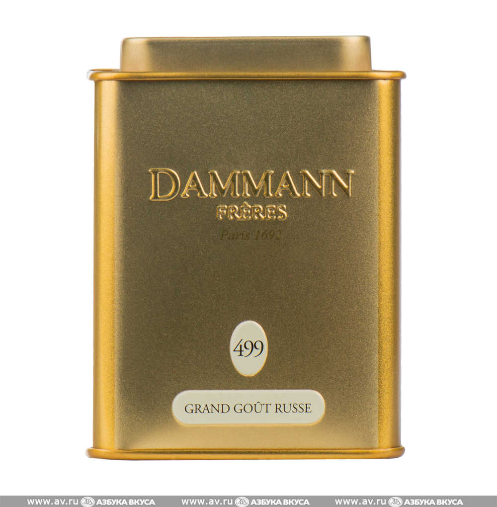 Изображение товара Чай чёрный «Русский вкус» листовой, Dammann, 100 г, Франция