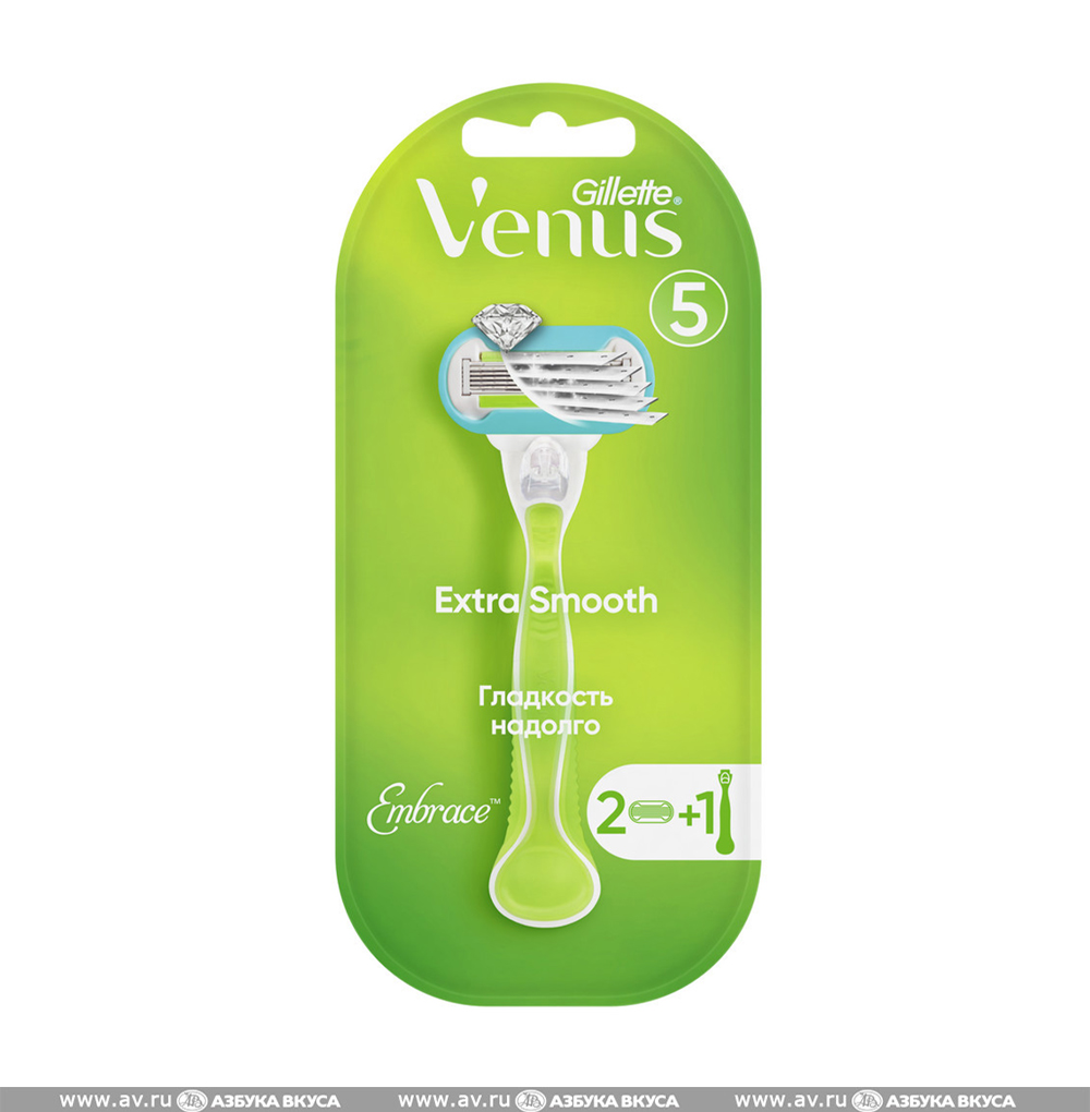 Изображение товара Бритвенный станок Venus Extra Smooth + 1 кассета, Gillette, Польша Изображение товара Бритвенный станок Venus Extra Smooth + 1 кассета, Gillette, Польша